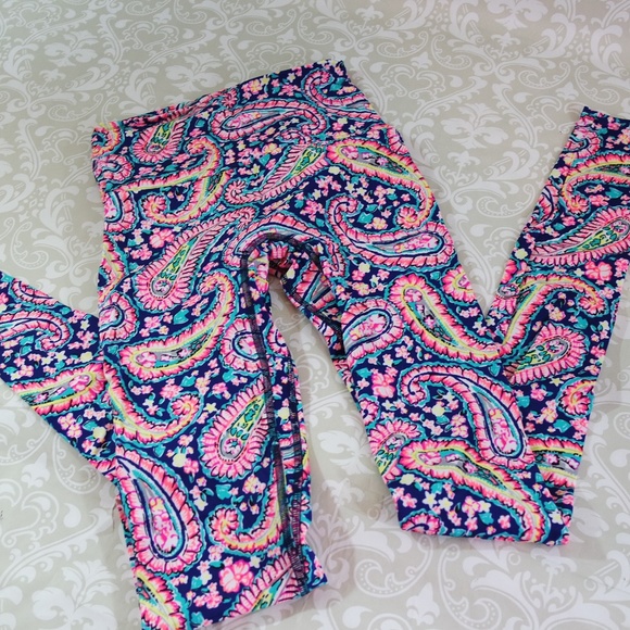 K-DEER Pants - K-DEER Paisley Yoga Leggings Size S Retired